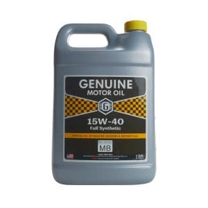 Genuine Motor Oil: 15W-40  JASO MB Engine Oil; 1 Gallon