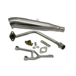 SSP-G Ruckus Stainless Steel Exhaust - 16mm Header