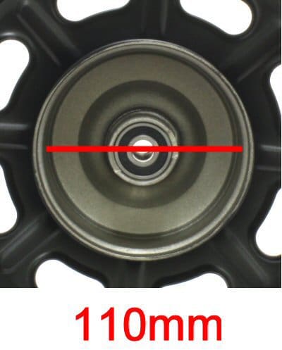 Universal Parts 10" Steel Front Wheel For Drum Brake 4 Universal Parts 10" Steel Front Wheel For Drum Brake - Image 4