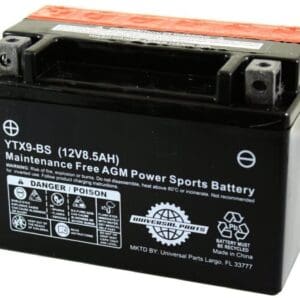 Universal Parts 12V 8.5AH Battery YTX9-BS - Maintenance Free Dry