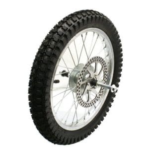 Universal Parts Front Wheel Assembly for Razor MX500/MX650