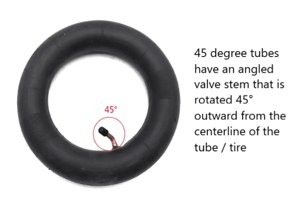 Green Line 10x2.0  -  10x2.125 Inner Tube - Angled Valve 45° - Image 3