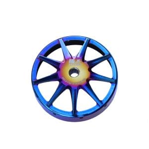 SSP-G GY6 Titanium Coated Clutch Drum - 9 Spoke
