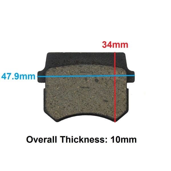 Universal Parts ATV Disc Brake Pads - Image 2