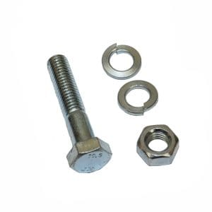 Universal Parts M8-1.25 x 40 Bolt, Nut & 2 Lock Washers