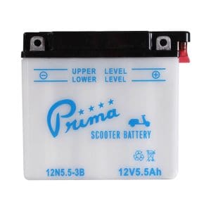 Prima Scooter Battery 12V; 12N5.5-3B - Vespa P Series