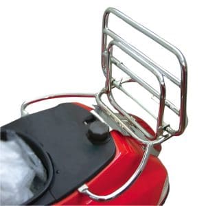 Cuppini Rear Rack (Chrome); Vespa LX