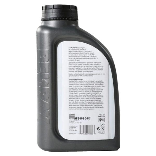 Bel Ray, 2 Stroke Oil  (2T Mineral Oil) - Image 2