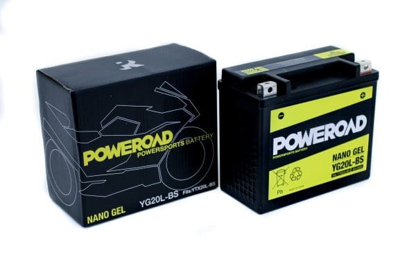 Poweroad Gel Battery (YG20L-BS),Scoot Coupe150 - Image 2