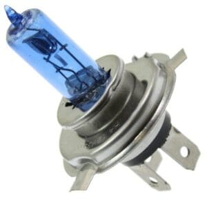 12V 35/35W H4 Halogen Headlight Bulb - WHITE