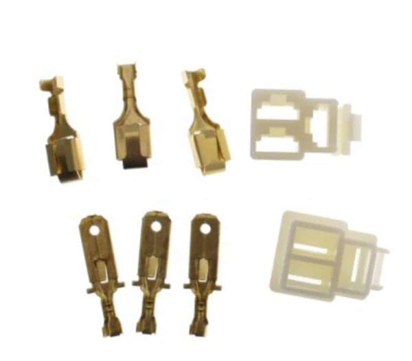3 Pin Connector Kit - 6.3mm Pin - Image 2