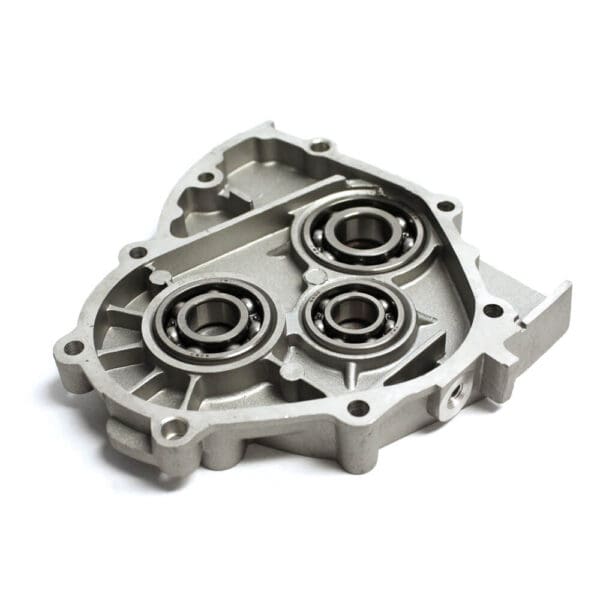 Blue Line Transmission Cover Assembly (w/ Bearings); GY6 - Image 2