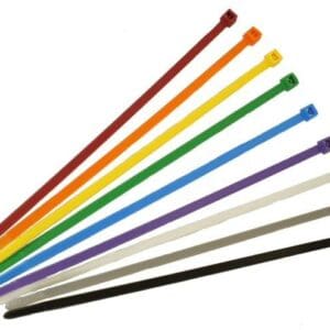 Helix Racing Products 8" Cable Ties - ORANGE