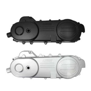 Left Crankcase Cover - QMB139  Extra Long - BLACK