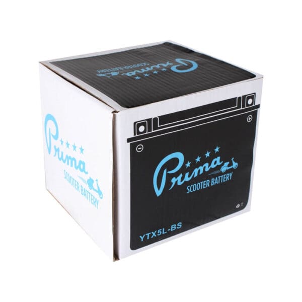 Prima YTX5L-BS Battery; Scooters ATVs Motorcycles 12V4Ah - Image 3