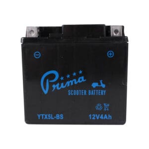 Prima YTX5L-BS Battery; Scooters ATVs Motorcycles 12V4Ah