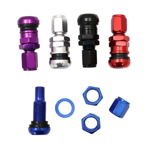 Universal Parts Anodized Aluminum Valve Stem Set - Image 3