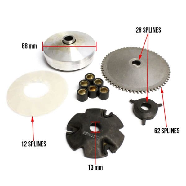 Universal Parts Variator Back Plate - Image 7