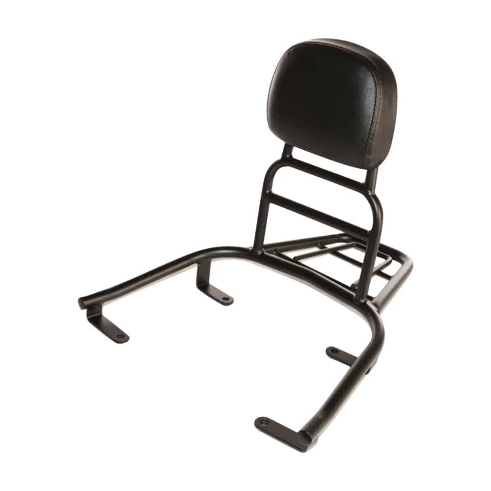 Prima Rear Rack (Black, Backrest); NIU NQi