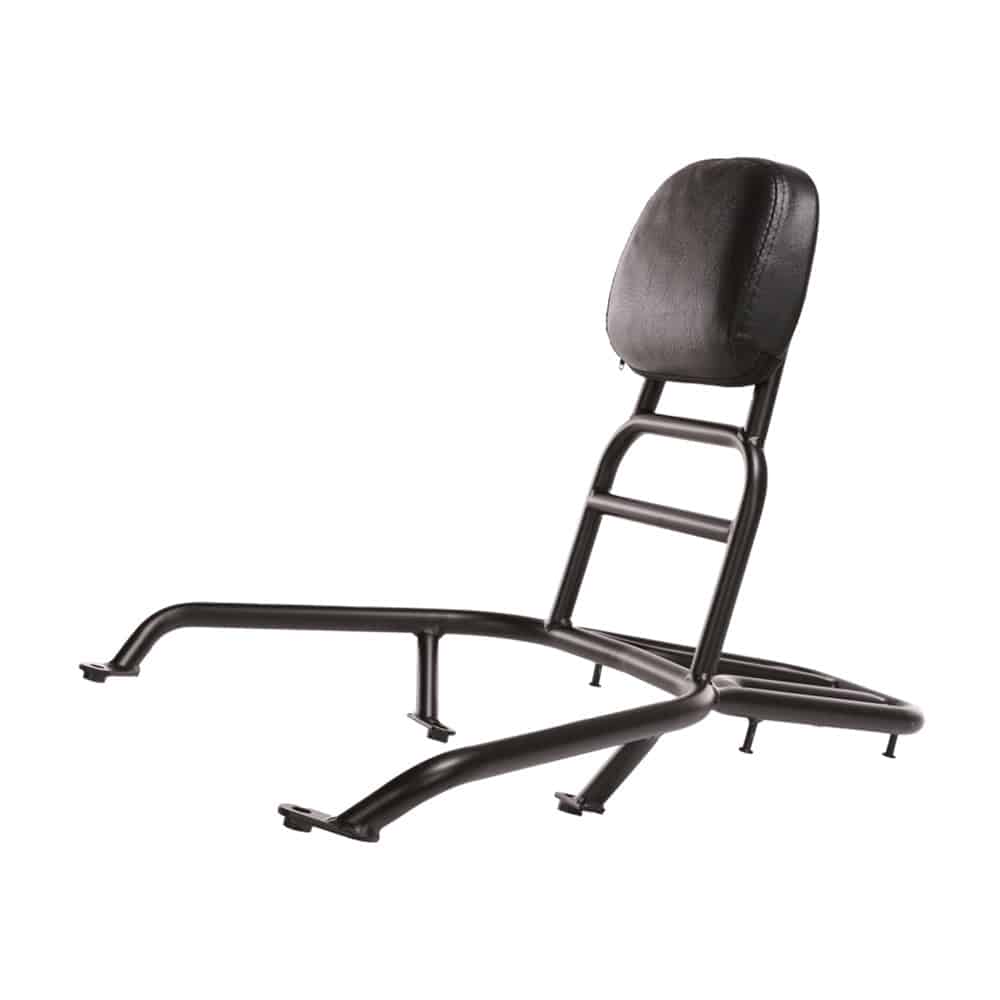 Prima Rear Rack (Backrest, Black); Zuma 125 2016-2021