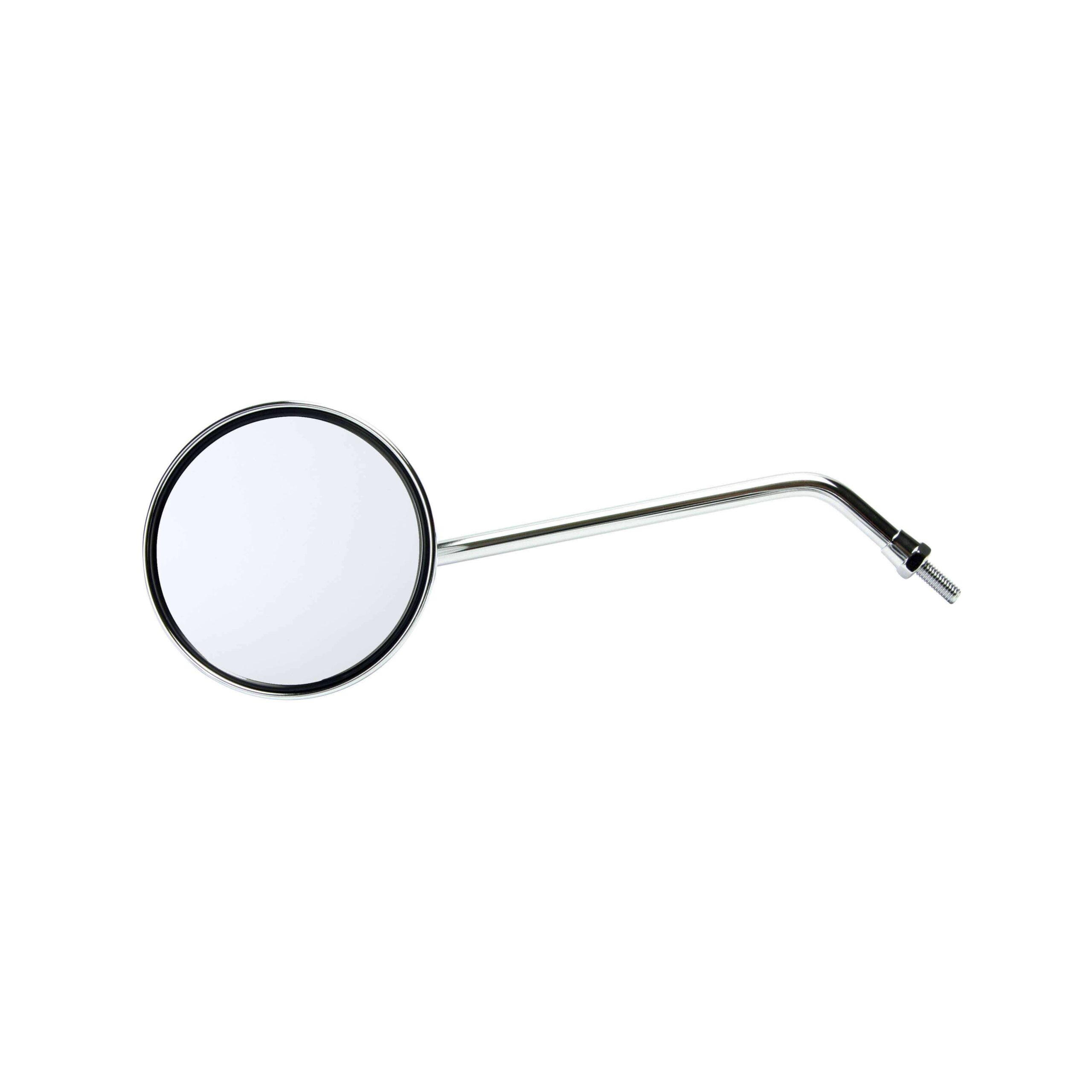 Genuine Buddy Left Hand Mirror: Chrome OEM Replacement