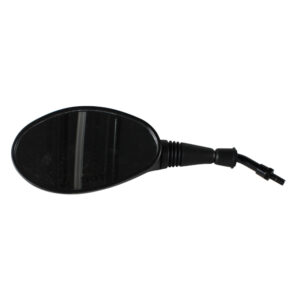 Universal Parts Scooter Mirror Set Black,Teardrop, Reverse