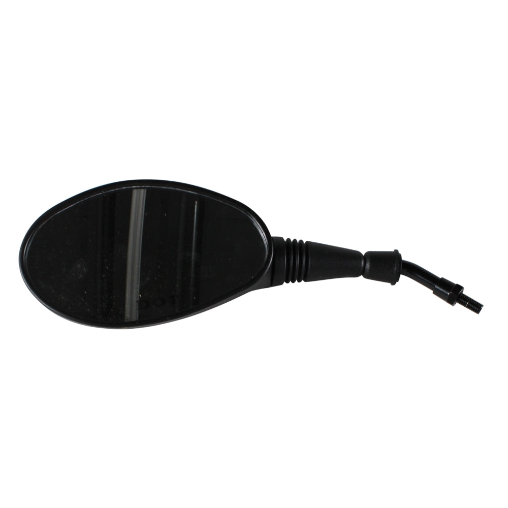Universal Parts Scooter Mirror Set Black,Teardrop, Reverse
