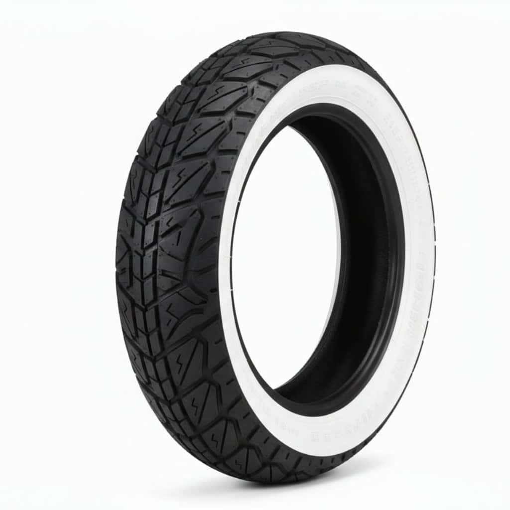 Shinko Whitewall Scooter Tire; 110/70-12