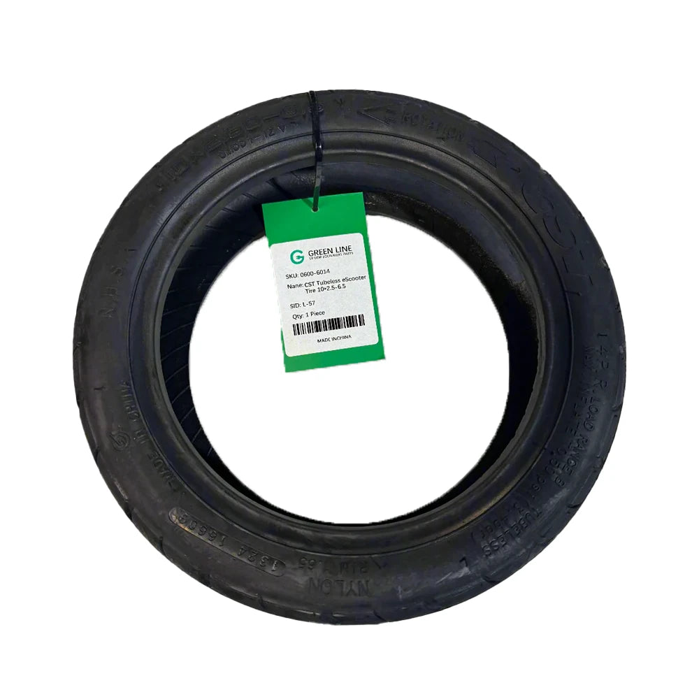 CST Brand 10x2.50-6.5 eScooter Tire - Tubeless