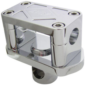 NCY Handlebar Clamp Post (Chrome); Honda Ruckus