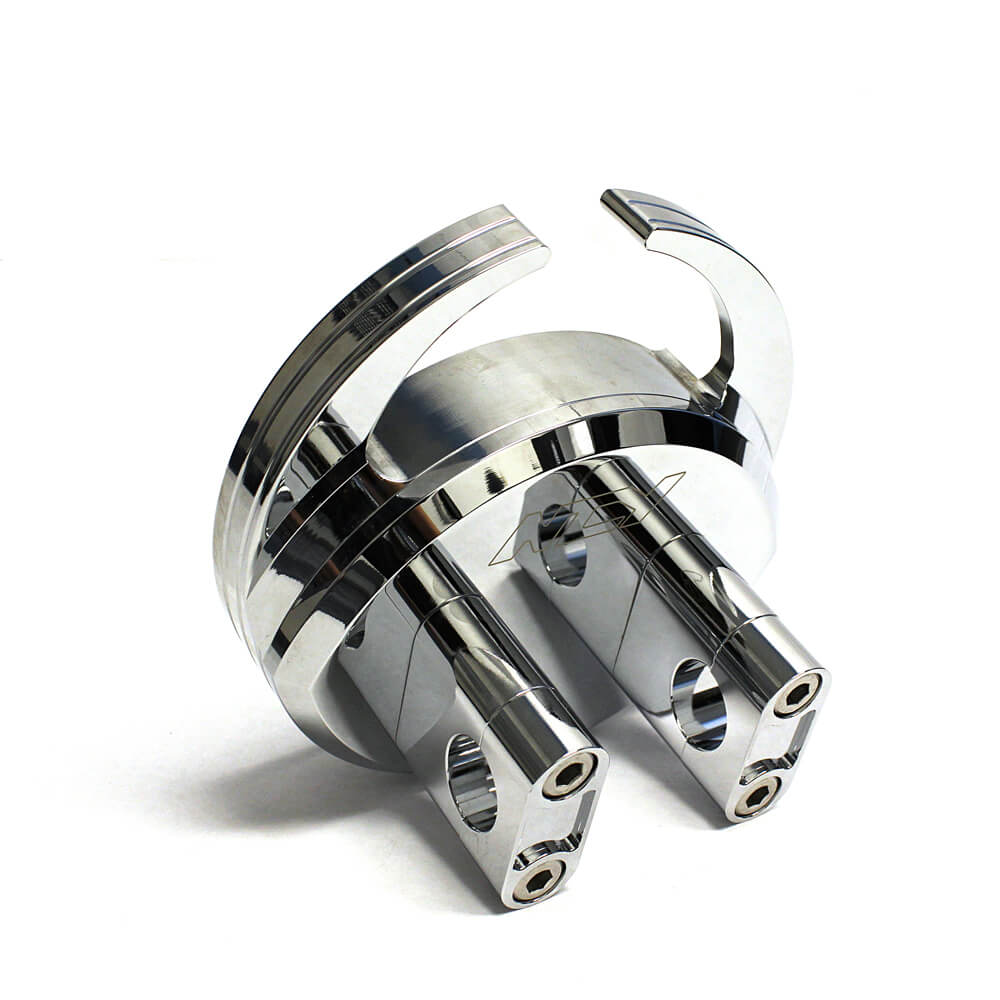 NCY Handlebar Post (Alloy, Chrome, Bull Horn); Honda PCX