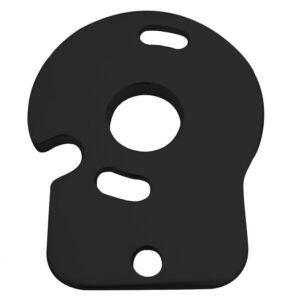 NCY Speedometer Bracket (Black); Honda Ruckus