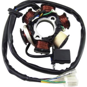 NCY 6-Coil Stator Assembly (5-Wire, AC) – GY6 125-232cc