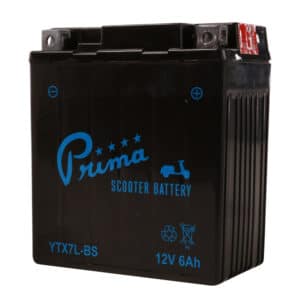 Prima YTX7L-BS Battery - Vespa Primavera, Sprint & Honda PCX