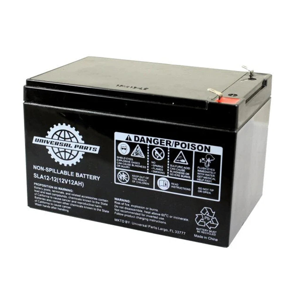 Universal Parts 12V 12AH Battery - SLA12-12