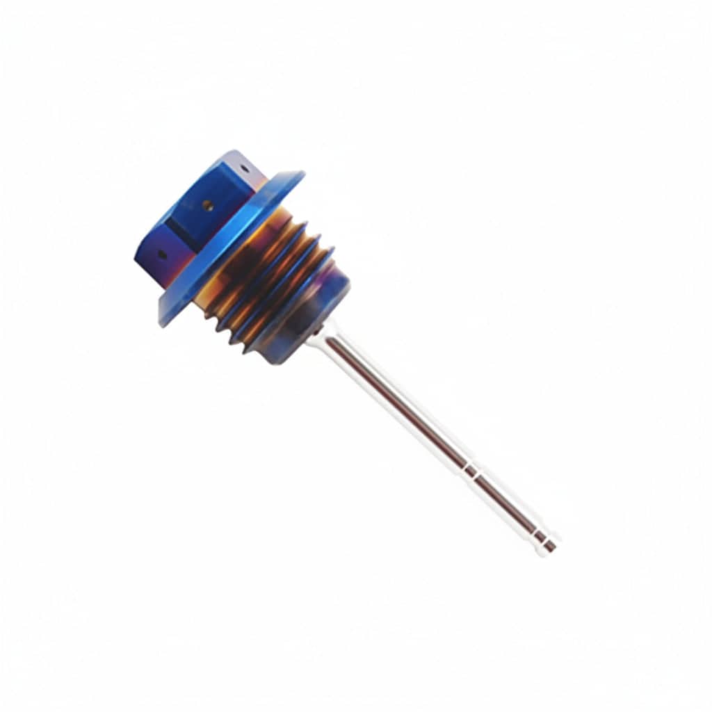 NCY Dipstick - Electroplated Titanium; GY6; 139QMB