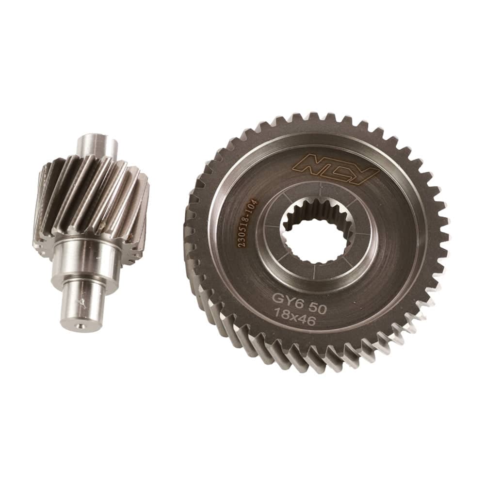NCY Gear Set (18*46); 139QMB, CSC, Wolf, 50cc