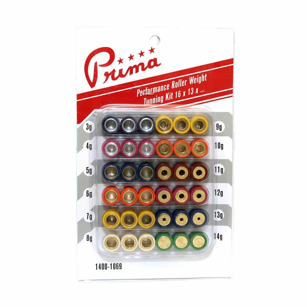 Prima Roller Weight Tuning Kit (16x13, 3g to 14g)