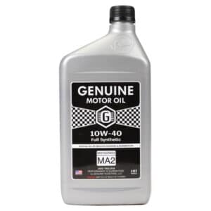 Genuine Motor Oil: 10W-40 JASO MA-2  Engine Oil; 1 Quart