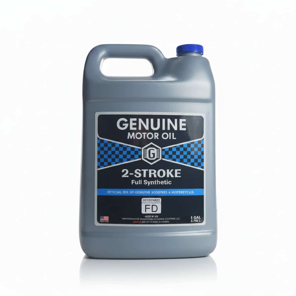 Genuine Motor Oil: Synthetic 2T JASO FD Engine Oil; 1 Gallon