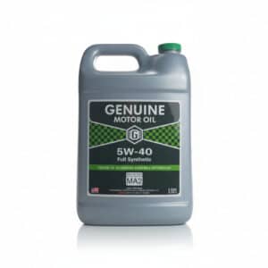 Genuine Motor Oil: 5W-40 JASO MA-2 Engine Oil; 1 Gallon