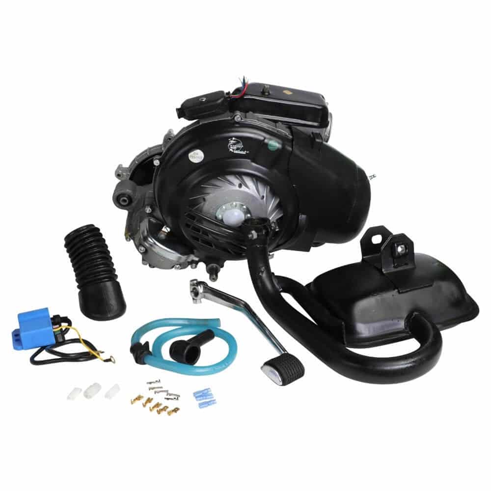Engine, (150 cc non-injected 5 port) ; no electric start