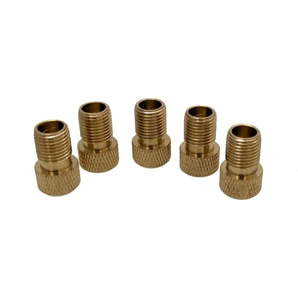 Universal Parts Presta Valve Adaptor - Set of 5
