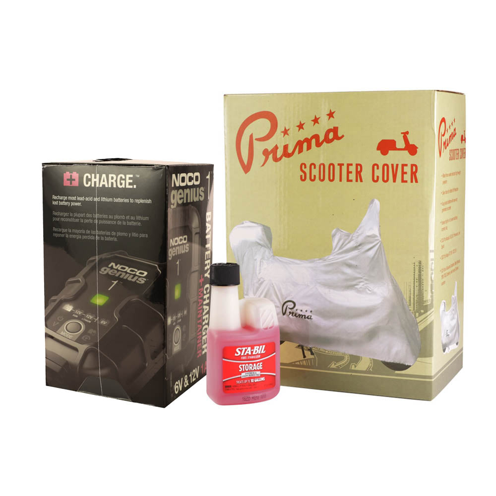 Scooter Winterization Kit; Vintage Vespa, Stella, Zuma