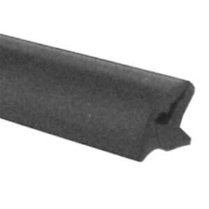 Cowl Rubber, Black; P Series (Pair "F" shape 7.5')