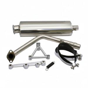 YMS V8 GY6 Performance Exhaust - Oval