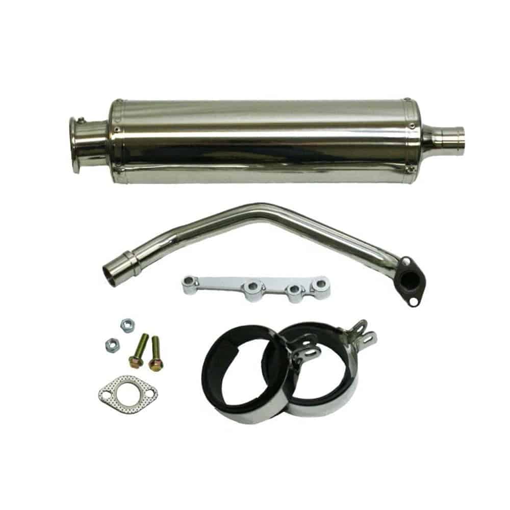 SSP-G 2nd Gen GY6 Round Stainless Performance Exhaust