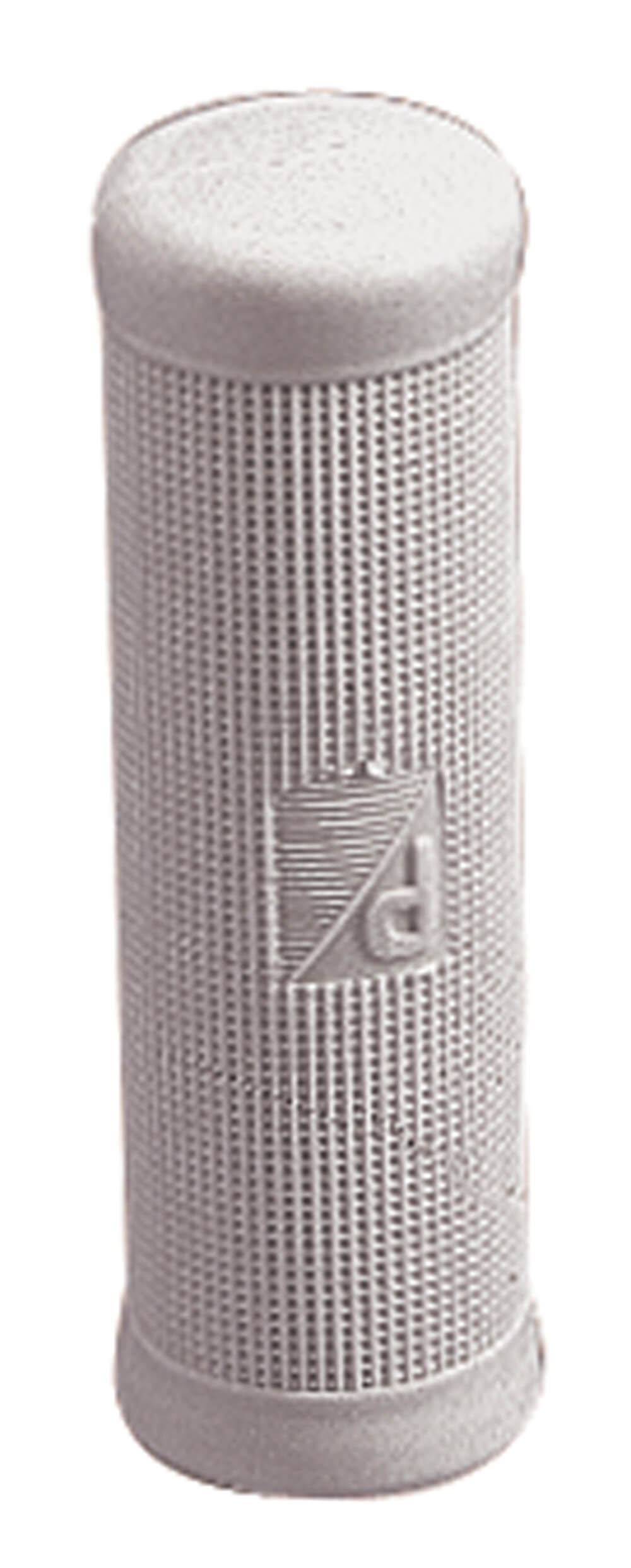 Vintage Vespa Grey Small-Flange Grips - Pair