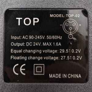 Universal Parts 24V, 1.6-2A Electric Battery Charger