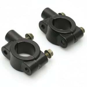 Universal Parts 7/8" Handlebar Mirror Mounts - 8mm